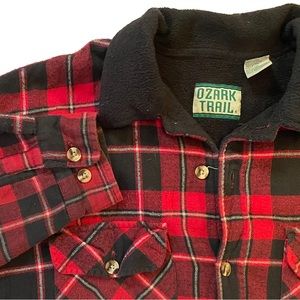 Vintage Ozark Trail Flannel Shirt Jacket